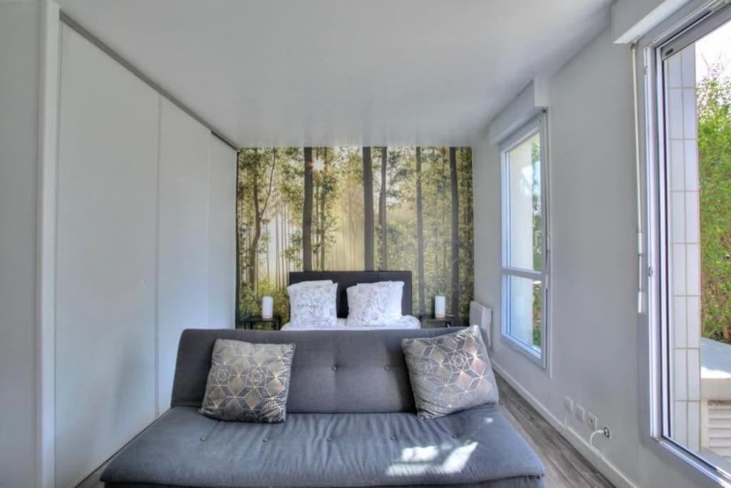 Studio Spacieux Avec Terrasse Et Parking วีรี-ชาตีญง ภายนอก รูปภาพ